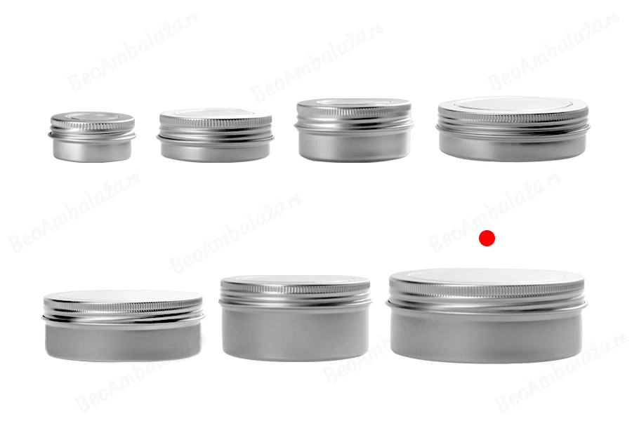 Aluminjumska kutija 250mL sa prozorom na poklopcu - 12 kom-grupa_slika