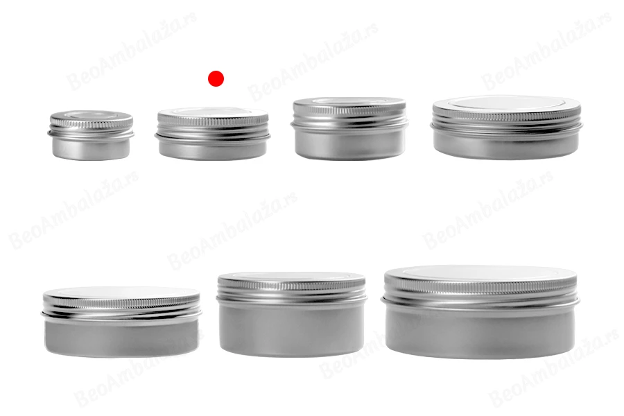 Aluminjumska kutijica 30mL sa prozorom na poklopcu -12 kom-grupa_slika