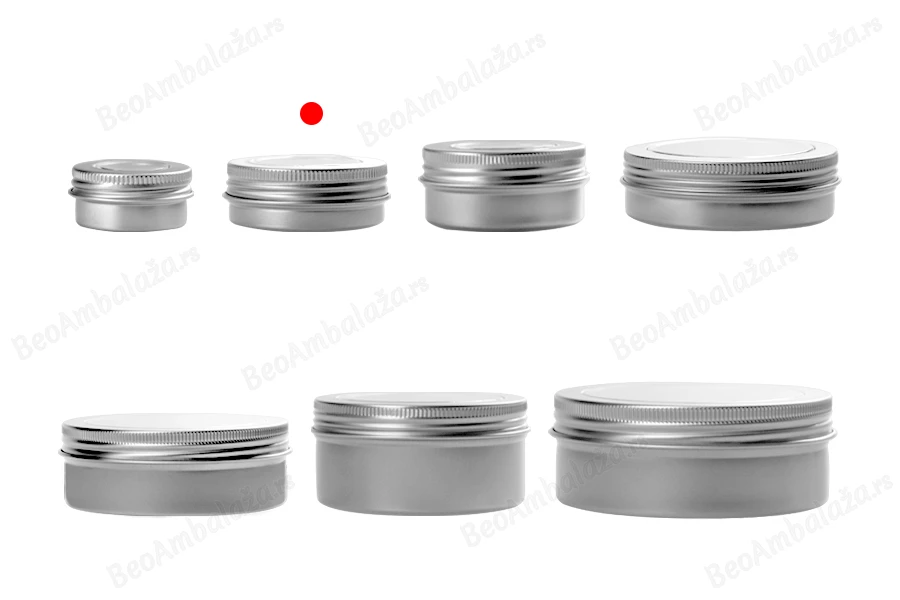 Aluminjumska kutijica 30mL sa prozorom na poklopcu -12 kom-grupa_slika