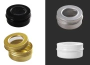Aluminijumska kutijica 50mL sa prozorom na poklopcu - 12 kom