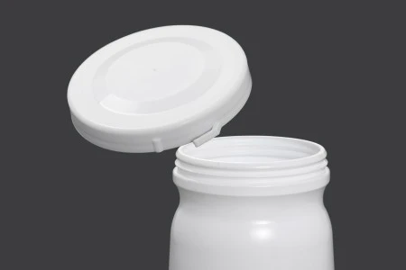 Plastična kutija 500mL sa belim sigurnosnim zatvaračem - 12 kom-2