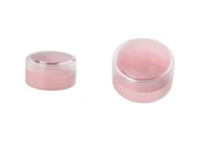 Akrilna roze kutijica 10mL, sa providnim zatvaračem - 12 kom Akrilna roze kutijica 10mL, sa providnim zatvaračem - 12 kom