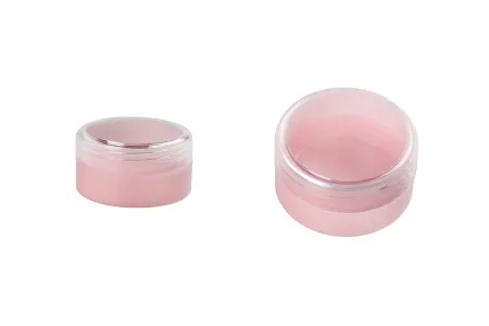 Akrilna roze kutijica 10mL, sa providnim zatvaračem - 12 kom-1
