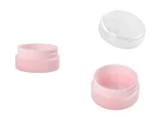 Akrilna roze kutijica 10mL, sa providnim zatvaračem - 12 kom Akrilna roze kutijica 10mL, sa providnim zatvaračem - 12 kom