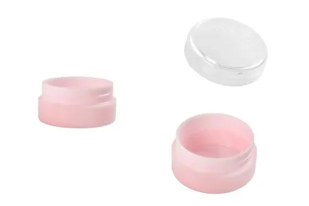 Akrilna roze kutijica 10mL, sa providnim zatvaračem - 12 kom-2