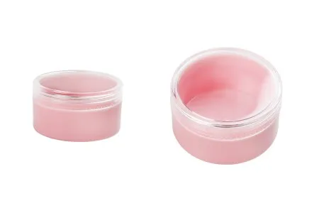 Akrilna roze kutijica 30mL, sa providnim zatvaračem - 12 kom-1