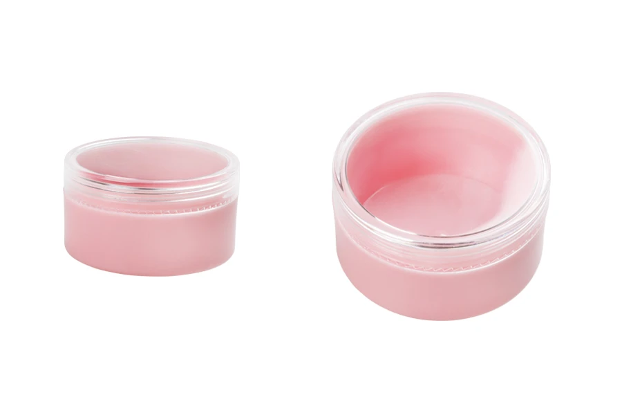 Akrilna roze kutijica 30mL, sa providnim zatvaračem - 12 kom Akrilna roze kutijica 30mL, sa providnim zatvaračem - 12 kom