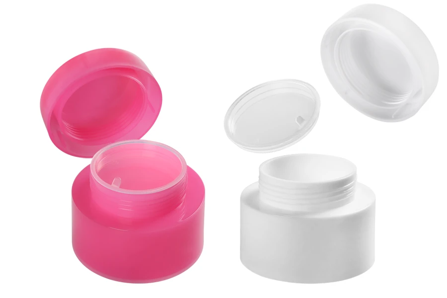 Plastična kutijica sa duplim dnom 50mL, sa zatvaračem i međupoklopcem - 6 kom Plastična kutijica sa duplim dnom 50mL, sa zatvaračem i međupoklopcem - 6 kom