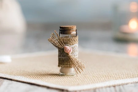 Staklena epruveta sa plutanim čepom 30mL, za poklončiće i dekoraciju-7