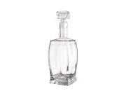 Lepa staklena četvrtasta flaša 500mL, F19 Lepa staklena četvrtasta flaša 500mL, F19