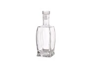 Lepa staklena četvrtasta flaša 500mL, F19 Lepa staklena četvrtasta flaša 500mL, F19