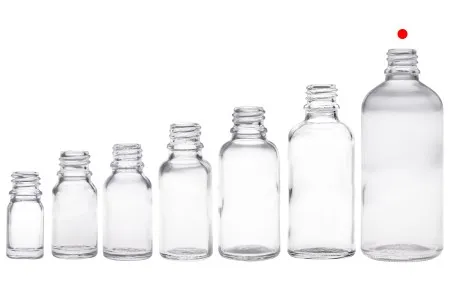 Providna staklena bočica za etarska ulja 100mL, sa grlom PP18 - bez zatvarača-9
