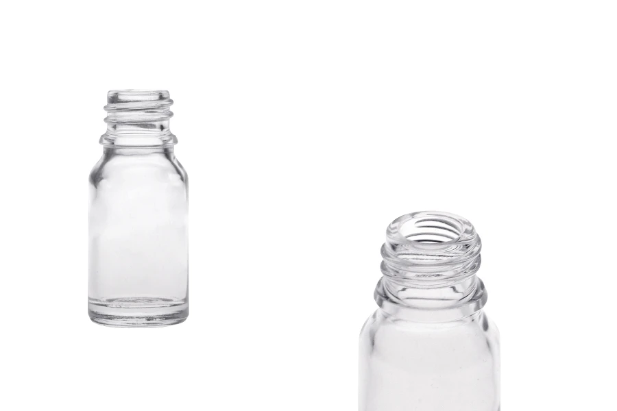 Staklena bočica 10mL za etarska ulja, providna, sa grlom PP18 Staklena bočica 10mL za etarska ulja, providna, sa grlom PP18-slika_proizvoda