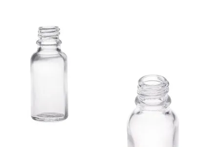 Providna staklena bočica za etarska ulja 20mL, sa grlom PP18 - bez zatvarača-1