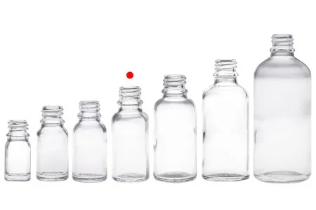Providna staklena bočica za etarska ulja 20mL, sa grlom PP18 - bez zatvarača-6