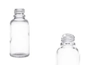 Providna staklena bočica za etarska ulja 30mL, sa grlom PP18 - bez zatvarača