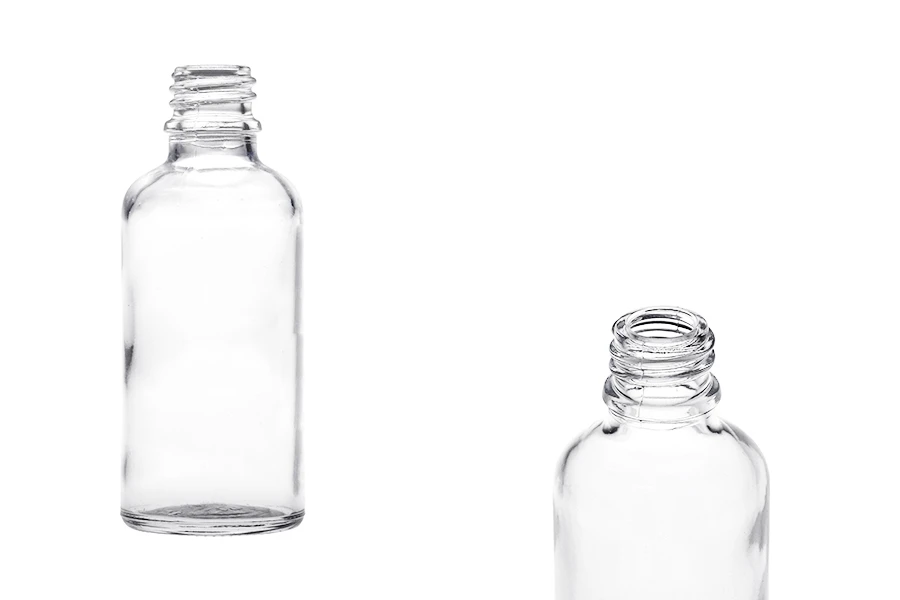 Providna staklena bočica za etarska ulja 50mL, sa grlom PP18 - bez zatvarača-slika_proizvoda