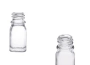 Providna staklena bočica za etarska ulja 5mL, sa grlom PP18 - bez zatvarača Providna staklena bočica za etarska ulja 5mL, sa grlom PP18 - bez zatvarača