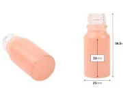 Staklena MAT roze bočica za etarska ulja 10mL, sa grlom PP18 Staklena MAT roze bočica za etarska ulja 10mL, sa grlom PP18-dimenzije_slike