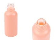 Staklena MAT roze bočica za etarska ulja 30mL, sa grlom PP18 Staklena MAT roze bočica za etarska ulja 30mL, sa grlom PP18