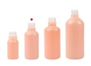 Staklena MAT roze bočica za etarska ulja 30mL, sa grlom PP18 Staklena MAT roze bočica za etarska ulja 30mL, sa grlom PP18