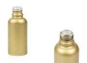 Staklena MAT zlatna bočica za etarska ulja 30mL, sa grlom PP18 Staklena MAT zlatna bočica za etarska ulja 30mL, sa grlom PP18
