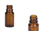 Staklena bočica 10mL za etarska ulja u braon boji, sa grlom PP18 Staklena bočica 10mL za etarska ulja u braon boji, sa grlom PP18-slika_proizvoda