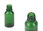 Zelena staklena bočica za etarska ulja 15mL, sa grlom PP18 - bez zatvarača Zelena staklena bočica za etarska ulja 15mL, sa grlom PP18 - bez zatvarača-slika_proizvoda