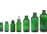 Zelena staklena bočica za etarska ulja 20mL, sa grlom PP18 - bez zatvarača Zelena staklena bočica za etarska ulja 20mL, sa grlom PP18 - bez zatvarača