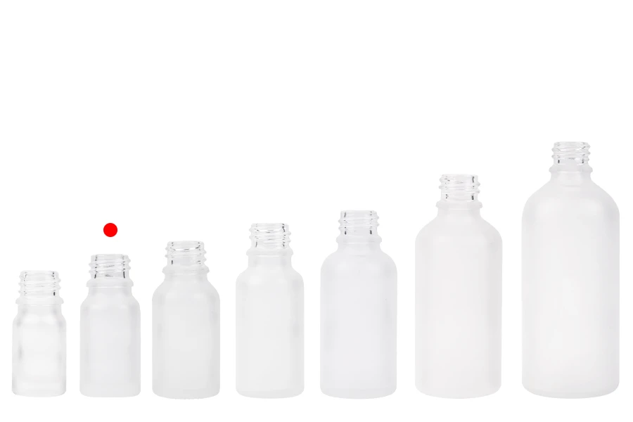 Providna staklena bočica od peskiranog stakla za etarska ulja 10mL, sa grlom PP18 - bez zatvarača Providna staklena bočica od peskiranog stakla za etarska ulja 10mL, sa grlom PP18 - bez zatvarača-grupa_slika