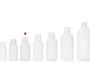 Providna staklena bočica od peskiranog stakla za etarska ulja 15mL, sa grlom PP18 - bez zatvarača-grupa_slika