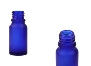 Plava staklena bočica od peskiranog stakla za etarska ulja 10mL, sa grlom PP18 - bez zatvarača Plava staklena bočica od peskiranog stakla za etarska ulja 10mL, sa grlom PP18 - bez zatvarača-slika_proizvoda