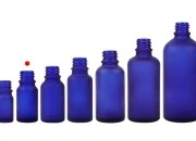 Plava staklena bočica od peskiranog stakla za etarska ulja 10mL, sa grlom PP18 - bez zatvarača Plava staklena bočica od peskiranog stakla za etarska ulja 10mL, sa grlom PP18 - bez zatvarača-grupa_slika