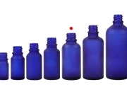 Plava staklena bočica od peskiranog stakla za etarska ulja 30mL, sa grlom PP18 - bez zatvarača Plava staklena bočica od peskiranog stakla za etarska ulja 30mL, sa grlom PP18 - bez zatvarača-grupa_slika