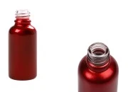 Staklena bočica 30mL za etarska ulja u crvenoj boji, sa grlom PP18 Staklena bočica 30mL za etarska ulja u crvenoj boji, sa grlom PP18-slika_proizvoda