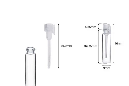 Staklena bočica, tester za parfeme 1mL-2