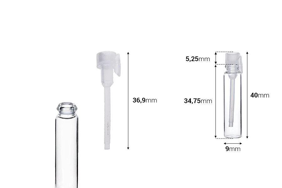 Staklena bočica, tester za parfeme 1mL