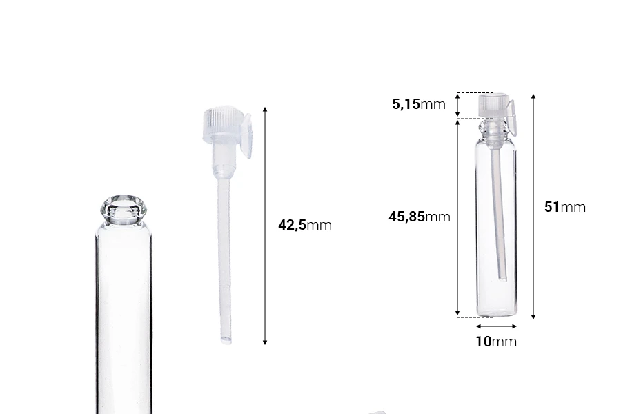 Staklena bočica, tester za parfeme 2mL