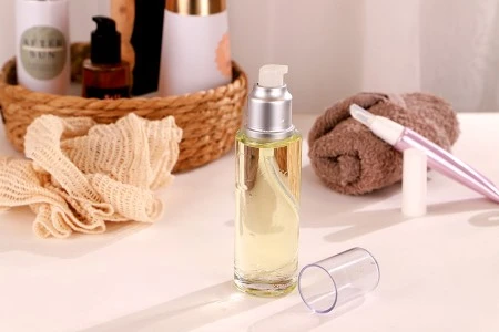 Staklena providna bočica, 100mL, PP24-3