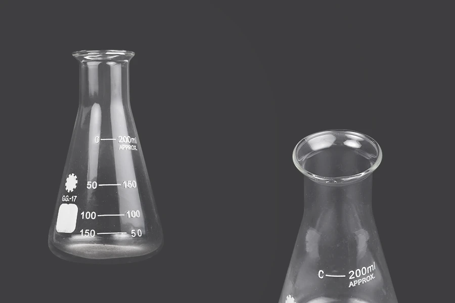 Staklena Erlenmeyer posuda 200ml Staklena Erlenmeyer posuda 200ml