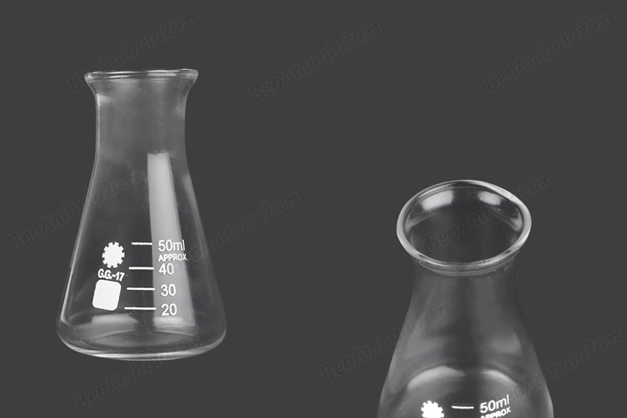 Staklena bočica Erlenmeyer 50mL-slika_proizvoda