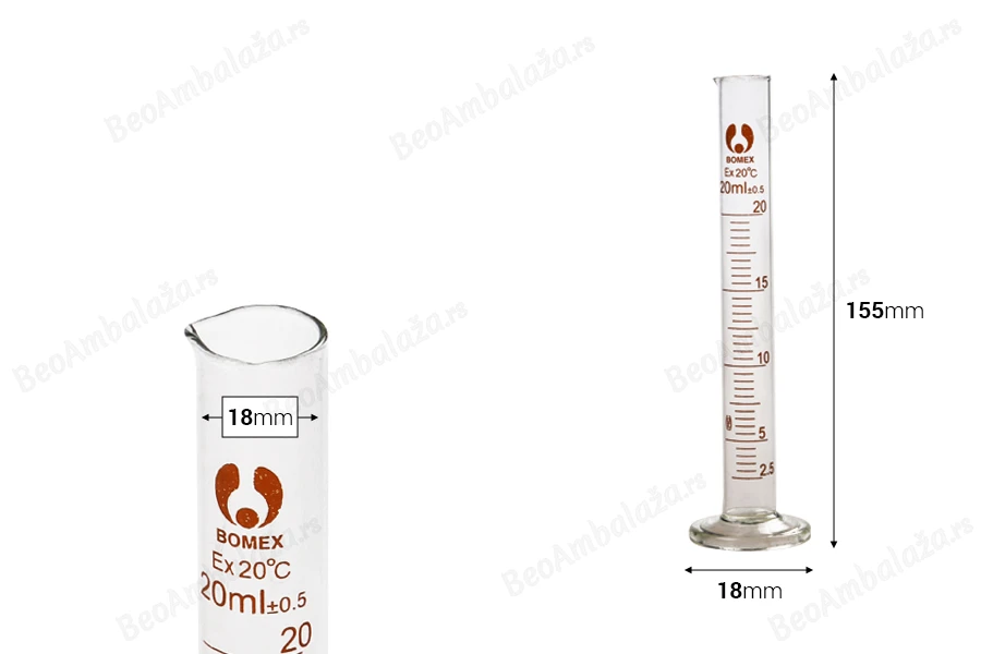 Staklena menzura 20mL-dimenzije_slike