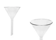 Stakleni levak prečnika 50 mm (prečnik cevčice 8 mm) Stakleni levak prečnika 50 mm (prečnik cevčice 8 mm)