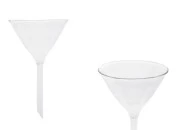Stakleni levak prečnika 60 mm (prečnik cevčice 8 mm) Stakleni levak prečnika 60 mm (prečnik cevčice 8 mm)