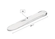 Providna plastična spatula za kreme (PE) 68 mm - 50 kom