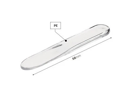 Providna plastična spatula za kreme (PE) 68 mm - 50 kom-5