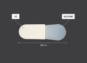 Silikonska spatula 57 mm sa plastičnom (PE) drškom, za kreme - 12 kom Silikonska spatula 57 mm sa plastičnom (PE) drškom, za kreme - 12 kom
