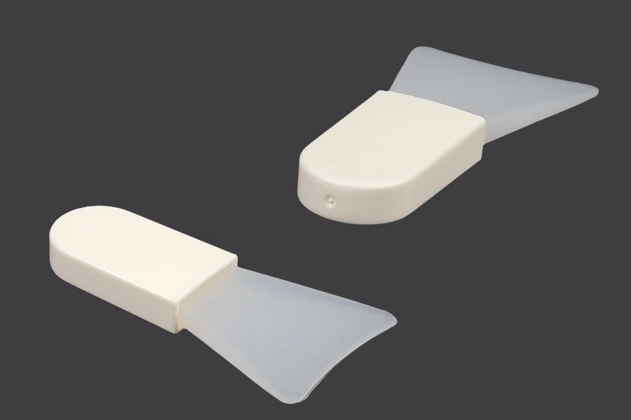Silikonska spatula 62 mm sa plastičnom (PE) drškom, za kreme - 12 kom Silikonska spatula 62 mm sa plastičnom (PE) drškom, za kreme - 12 kom