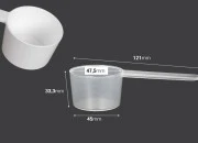 Merna kašičica od plastike 50mL (PE) sa oznakama - 6 kom
