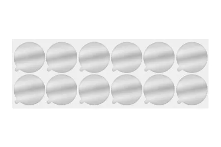 Srebrna samolepljiva aluminijumska zaptivka 44mm - 12 kom-2